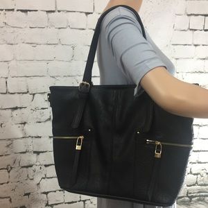 Faux Leather Black purse